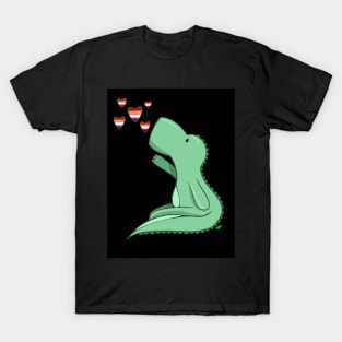 Lesbian Pride Dinosaur T-Shirt